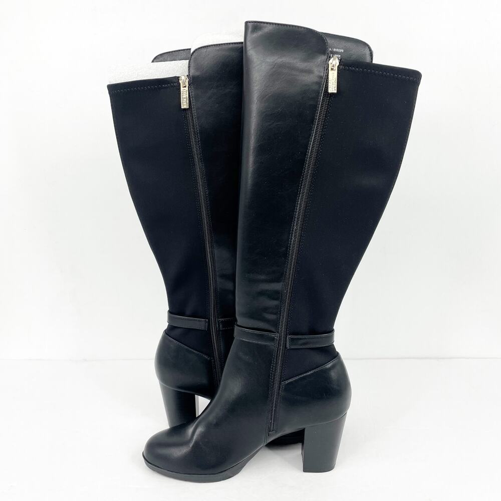 Anne Klein Womens Rivera Knee High Boots US 8 M EU 38 Black NIB - Picture 7 of 12